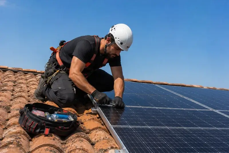 Maintenance et monitoring de panneaux solaires à Lambres-lez-Douai